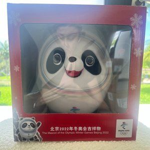 Authentic Olympic Winter Games Beijing 2022 Bing Dwen Dwen Panda Plush 20cm